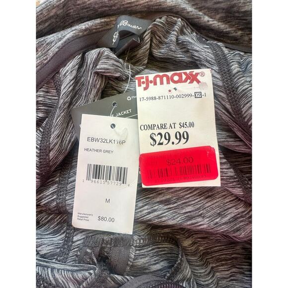 Eddie Bauer Women’s Full-Zip Active Jacket Heather Gray M - Picture 5 of 7